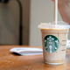 starbucks with a straw